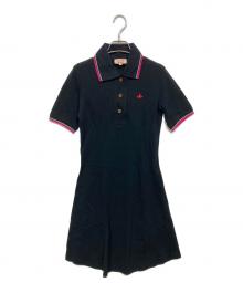Vivienne Westwood RED LABEL CHOICE（ヴィヴィアンウエストウッドレッドレーベル チョイス）の古着「ポロシャツワンピース」｜ブラック