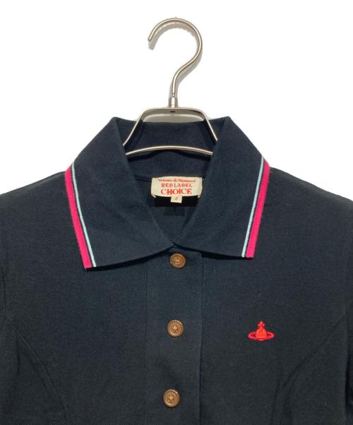Vivienne Westwood RED LABEL CHOICE（ヴィヴィアンウエストウッドレッドレーベル チョイス）Vivienne Westwood RED LABEL CHOICE (ヴィヴィアンウエストウッドレッドレーベル チョイス) ポロシャツワンピース ブラック サイズ:2の古着・服飾アイテム