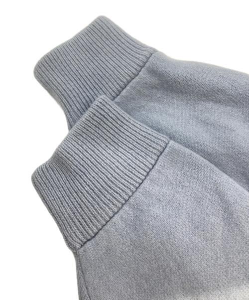 COACH（コーチ）COACH (コーチ) ロゴクロップドニット ブルー サイズ:Mの古着・服飾アイテム