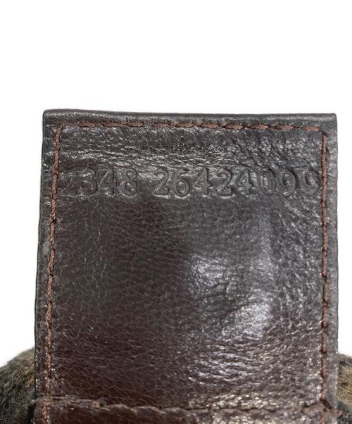 FENDI（フェンディ）FENDI (フェンディ) ズッカ柄 マンマバケット ウールワンショルダーバッグ ブラウンの古着・服飾アイテム