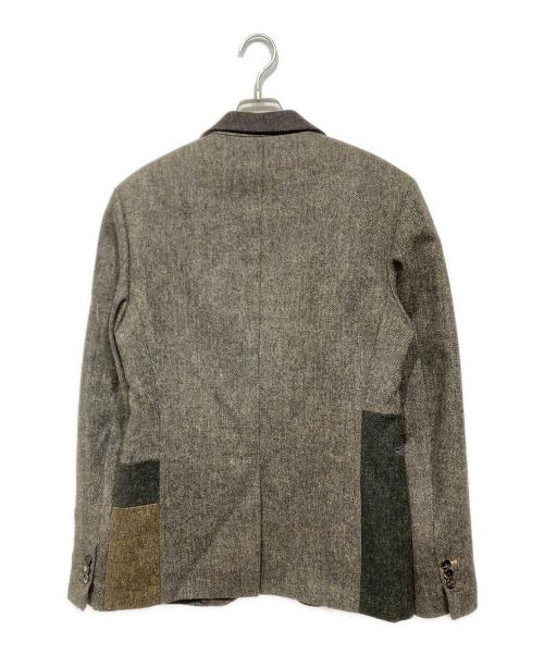 FENDI（フェンディ）FENDI (フェンディ) パッチワークツイードジャケット ベージュ サイズ:48の古着・服飾アイテム