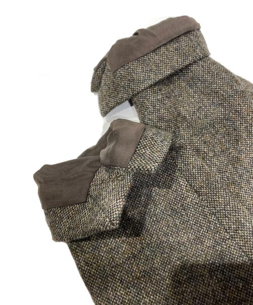 FENDI（フェンディ）FENDI (フェンディ) パッチワークツイードジャケット ベージュ サイズ:48の古着・服飾アイテム