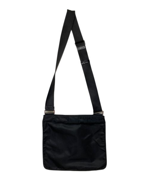 PRADA（プラダ）PRADA (プラダ) ナイロンショルダーバッグ ブラックの古着・服飾アイテム