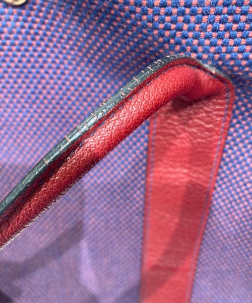 HERMES（エルメス）HERMES (エルメス) ガーデンパーティPM ネイビー×バーガンディの古着・服飾アイテム