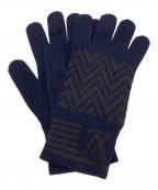 LOUIS VUITTONルイ ヴィトン）の古着「ニットグローブ」｜ネイビー