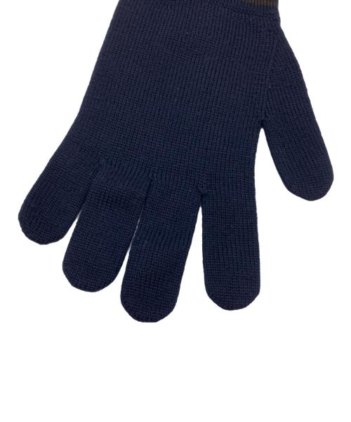 LOUIS VUITTON（ルイ ヴィトン）LOUIS VUITTON (ルイ ヴィトン) ニットグローブ ネイビーの古着・服飾アイテム