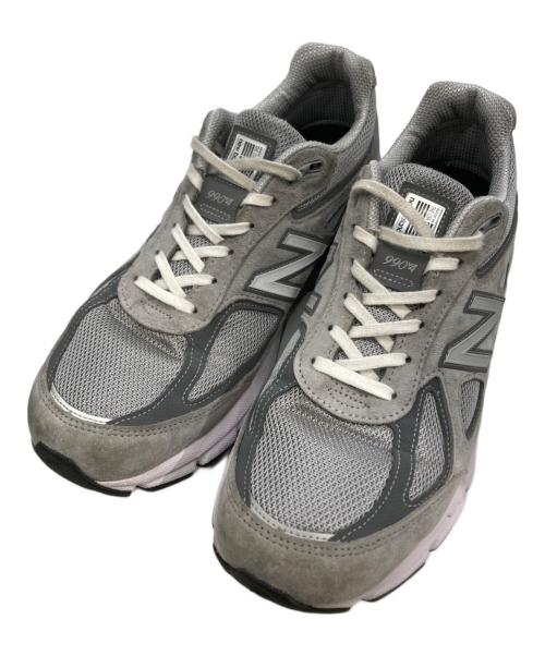 NEW BALANCE（ニューバランス）NEW BALANCE (ニューバランス) U990GR4 990v4 Core　ローカットスニーカー グレー サイズ:US10　1/2の古着・服飾アイテム