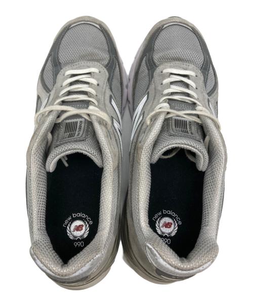 NEW BALANCE（ニューバランス）NEW BALANCE (ニューバランス) U990GR4 990v4 Core　ローカットスニーカー グレー サイズ:US10　1/2の古着・服飾アイテム