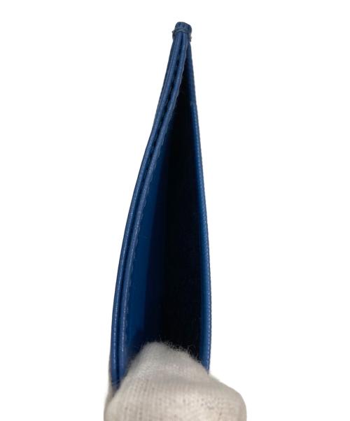 PRADA（プラダ）PRADA (プラダ) 1MC208　三角プレート　カードケース コバルトの古着・服飾アイテム