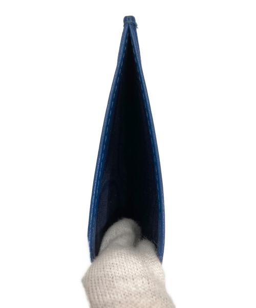 PRADA（プラダ）PRADA (プラダ) 1MC208　三角プレート　カードケース コバルトの古着・服飾アイテム