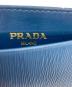 中古・古着 PRADA (プラダ) 1MC208　三角プレート　カードケース コバルト：18000円