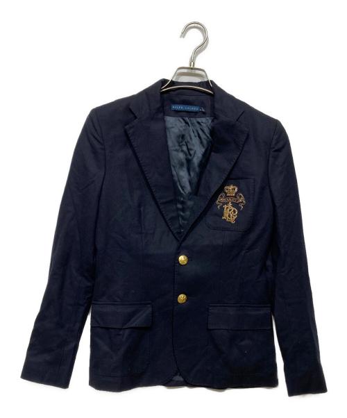 RALPH LAUREN（ラルフローレン）RALPH LAUREN (ラルフローレン) 金釦紺ブレザージャケット ネイビー サイズ:4の古着・服飾アイテム