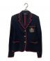POLO RALPH LAUREN（ポロ・ラルフローレン）の古着「パイピングブレザージャケット」｜ブラック×レッド