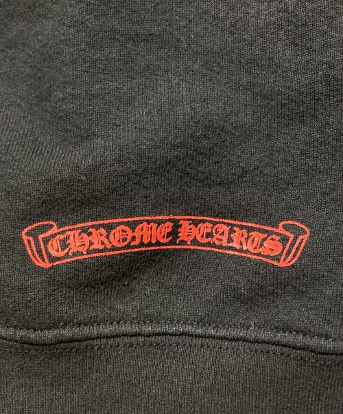 CHROME HEARTS（クロムハーツ）CHROME HEARTS (クロムハーツ) MATTY BOY FLOWER CHOMPER HOODIE ブラック サイズ:Lの古着・服飾アイテム