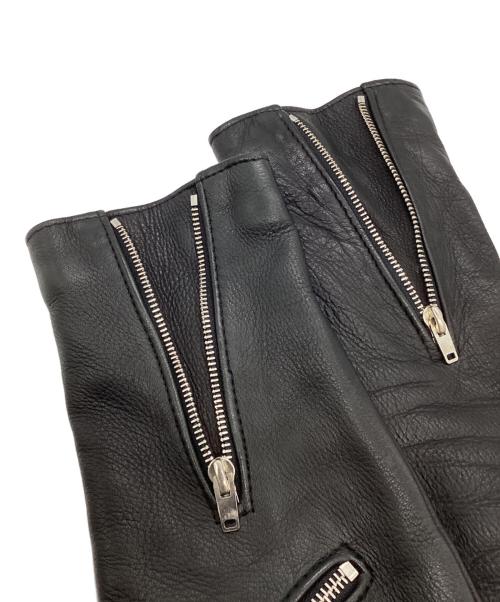 Lewis Leathers（ルイスレザース）Lewis Leathers (ルイスレザース) THE REAL McCOY'S (ザ・リアルマッコイズ) 別注LIGHTNING ディアスキンライダースジャケット ブラック サイズ:Sの古着・服飾アイテム