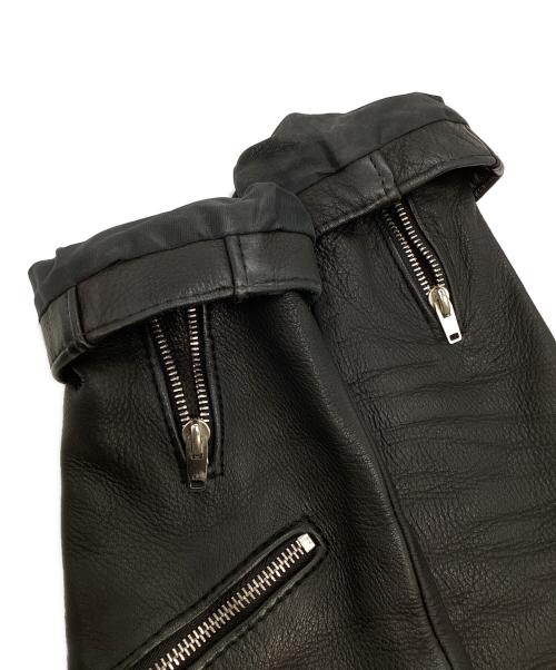 Lewis Leathers（ルイスレザース）Lewis Leathers (ルイスレザース) THE REAL McCOY'S (ザ・リアルマッコイズ) 別注LIGHTNING ディアスキンライダースジャケット ブラック サイズ:Sの古着・服飾アイテム