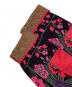 中古・古着 KENZO (ケンゾー) 花柄ニットワンピース ブラック×レッド サイズ:2：8000円