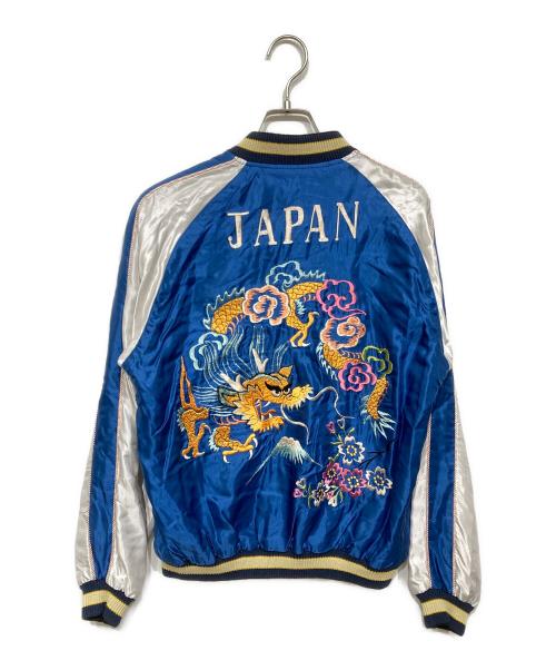 テーラー東洋（テーラートウヨウ）テーラー東洋 (テーラートウヨウ) Mid 1950s Style Acetate Souvenir Jacket ブルー×グリーン サイズ:Mの古着・服飾アイテム