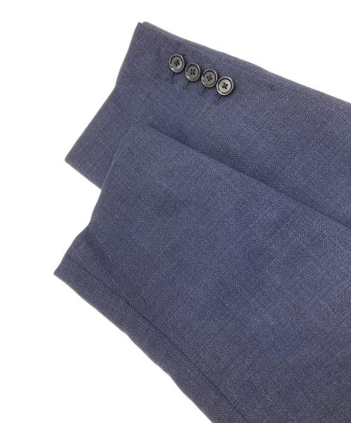 TOMORROW LAND PILGRIM（トゥモローランド ピルグリム）TOMORROW LAND PILGRIM (トゥモローランド ピルグリム) ウール シルク ポリウレタン テーラードジャケット ネイビー サイズ:52Sの古着・服飾アイテム