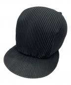 PLEATS PLEASEプリーツプリーズ）の古着「PP19‐AA501　プリーツキャップ」｜ブラック