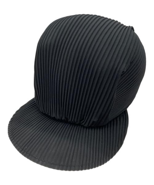 PLEATS PLEASE（プリーツプリーズ）PLEATS PLEASE (プリーツプリーズ) PP19‐AA501　プリーツキャップ ブラックの古着・服飾アイテム