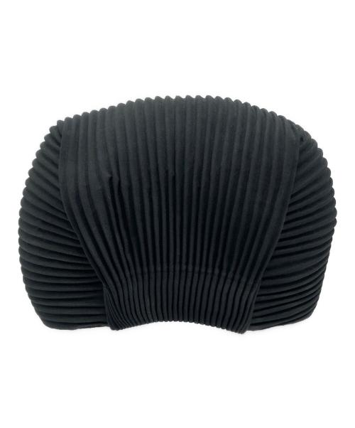 PLEATS PLEASE（プリーツプリーズ）PLEATS PLEASE (プリーツプリーズ) PP19‐AA501　プリーツキャップ ブラックの古着・服飾アイテム