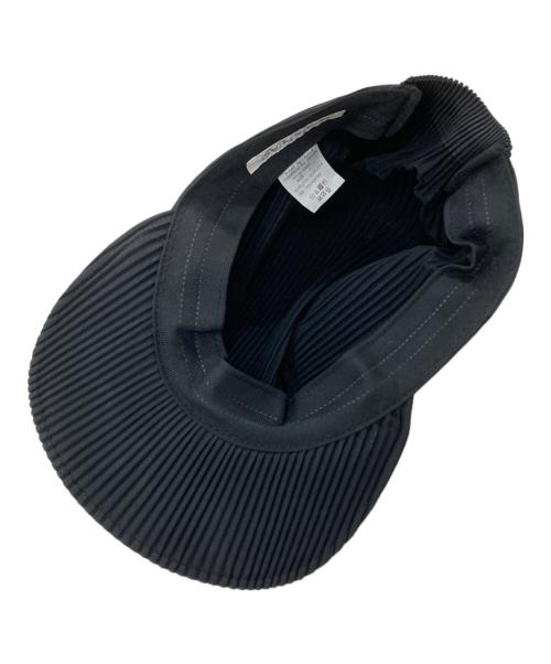 PLEATS PLEASE（プリーツプリーズ）PLEATS PLEASE (プリーツプリーズ) PP19‐AA501　プリーツキャップ ブラックの古着・服飾アイテム