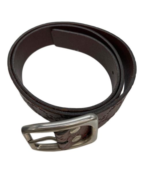 GUCCI（グッチ）GUCCI (グッチ) グッチシマ レザーベルト ブラウンの古着・服飾アイテム