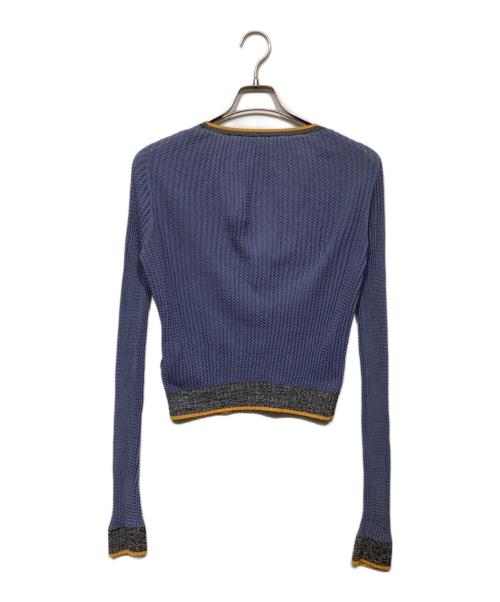 DIESEL（ディーゼル）DIESEL (ディーゼル) プリーツカーディガンA08011 ブルー サイズ:Mの古着・服飾アイテム