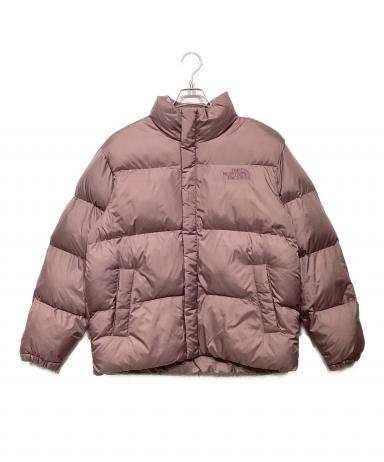【中古】ザノースフェイス THE NORTH FACE ホワイトレーベル 中綿コート フード付き ミドル ハーフ M ピンク 中古・古着通販】THE NORTH FACE WHITE LABEL (ザノースフェイス