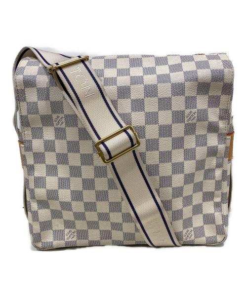 LOUIS VUITTON（ルイ ヴィトン）LOUIS VUITTON (ルイ ヴィトン) N51189　ナヴィグリオ ショルダーバッグ ダミエ・アズール ホワイトの古着・服飾アイテム