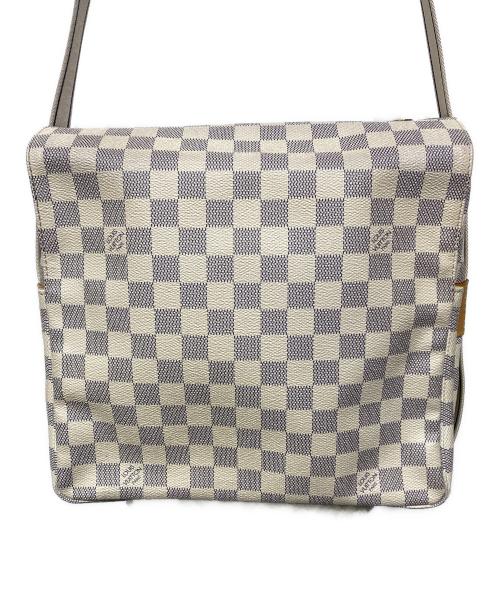 LOUIS VUITTON（ルイ ヴィトン）LOUIS VUITTON (ルイ ヴィトン) N51189　ナヴィグリオ ショルダーバッグ ダミエ・アズール ホワイトの古着・服飾アイテム