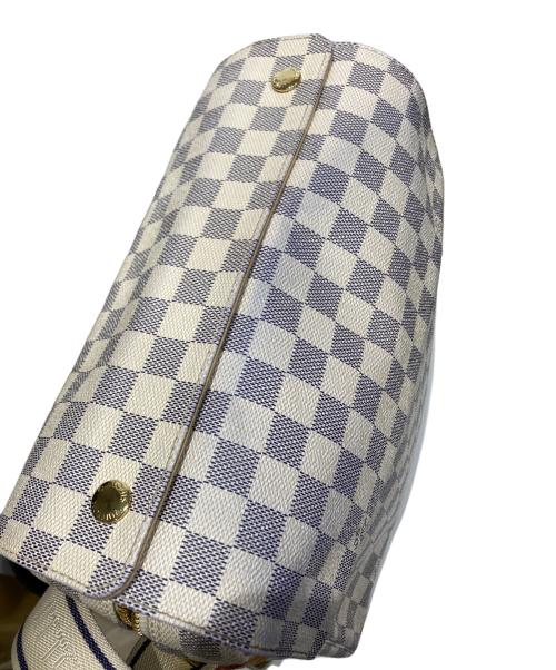 LOUIS VUITTON（ルイ ヴィトン）LOUIS VUITTON (ルイ ヴィトン) N51189　ナヴィグリオ ショルダーバッグ ダミエ・アズール ホワイトの古着・服飾アイテム