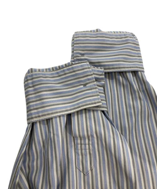 L.Q. Y'S for men（エルキューワイズフォーメン）L.Q. Y's for men (エルキューワイズフォーメン) ストライプシャツ ブルー サイズ:記載なしの古着・服飾アイテム