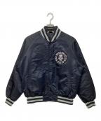 TENDERLOINテンダーロイン）の古着「ボルネオスカル サテンスタジャン」｜ブラック