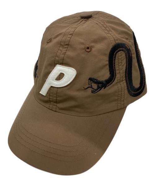 PALACE（パレス）PALACE (パレス) SNAKE P 6-panel Cap ブラウン×ブラックの古着・服飾アイテム