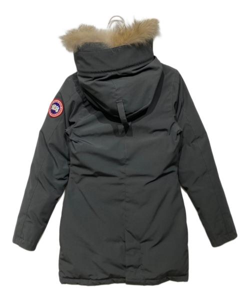 CANADA GOOSE（カナダグース）CANADA GOOSE (カナダグース) VICTORIA PARKA ヴィクトリアパーカ グレー サイズ:2XSの古着・服飾アイテム