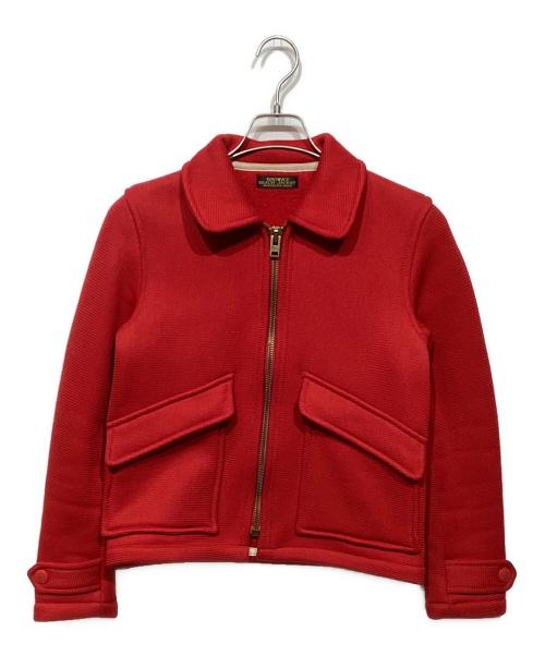 BROWN'S BEACH JACKET（ブラウンズビーチジャケット）BROWN'S BEACH JACKET (ブラウンズビーチジャケット) ハンティングジャケット レッド サイズ:BOYの古着・服飾アイテム