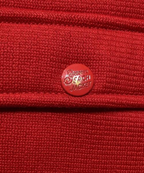 BROWN'S BEACH JACKET（ブラウンズビーチジャケット）BROWN'S BEACH JACKET (ブラウンズビーチジャケット) ハンティングジャケット レッド サイズ:BOYの古着・服飾アイテム