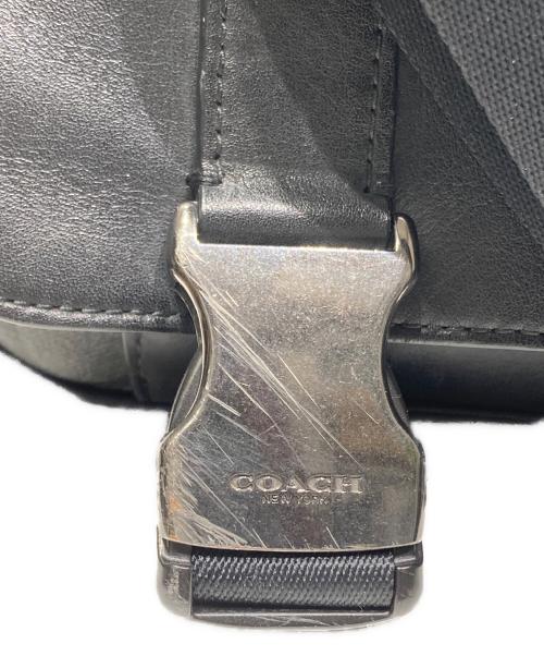COACH（コーチ）COACH (コーチ) レザーショルダーバッグ ブラックの古着・服飾アイテム