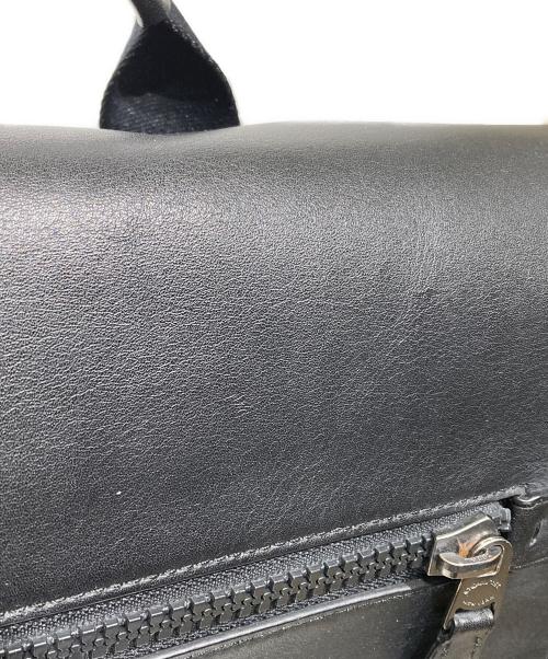 COACH（コーチ）COACH (コーチ) レザーショルダーバッグ ブラックの古着・服飾アイテム