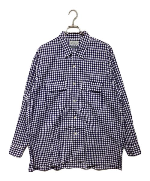 Marvine Pontiak Shirt Makers（マーヴィンポンティアックシャツメイカーズ）Marvine Pontiak Shirt Makers (マーヴィンポンティアックシャツメイカーズ) Open Collar SH ネイビー サイズ:one sizeの古着・服飾アイテム