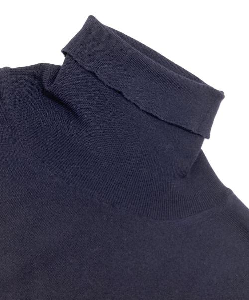 FEDELI（フェデーリ）FEDELI (フェデーリ) SUPER140 タートルネックニット ネイビー サイズ:44の古着・服飾アイテム