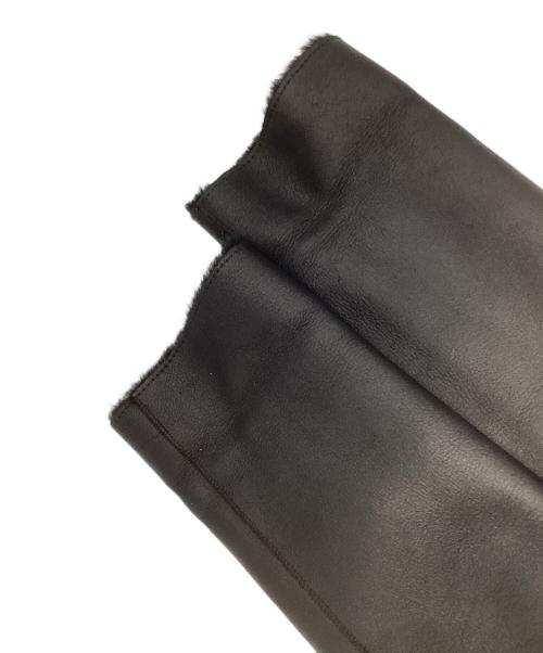 theory（セオリー）theory (セオリー) リアルムートンコート ブラック サイズ:Sの古着・服飾アイテム