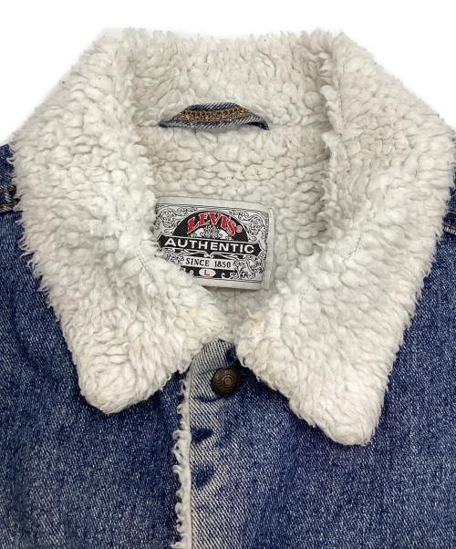 LEVI'S（リーバイス）LEVI'S (リーバイス) 裏ボアデニムジャケット インディゴ サイズ:Lの古着・服飾アイテム