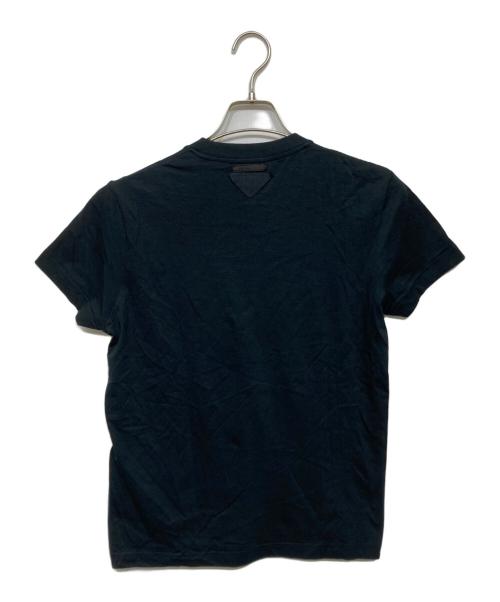 PRADA（プラダ）PRADA (プラダ) UJM492　Tシャツ ブラック サイズ:Sの古着・服飾アイテム