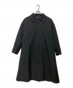WILD THINGS×STYLE&EDITワイルドシングス×）の古着「別注 バックギャザードベルトステンカラーコート」｜ブラック