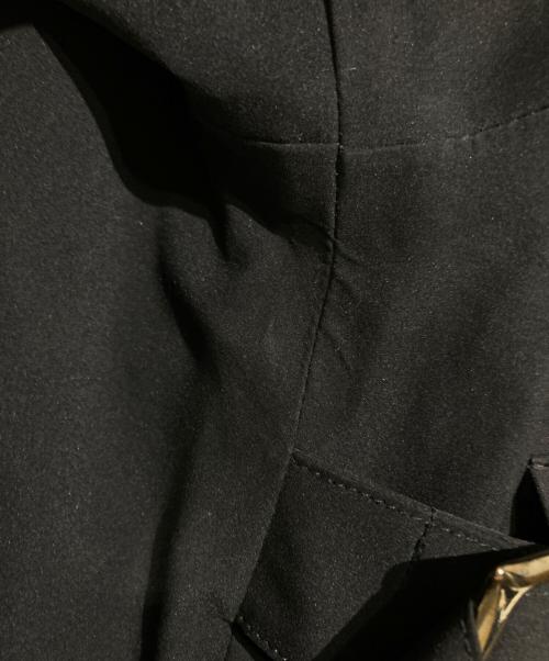 WILD THINGS（ワイルドシングス）WILD THINGS (ワイルドシングス) STYLE&EDIT 別注 バックギャザードベルトステンカラーコート ブラック サイズ:Mの古着・服飾アイテム