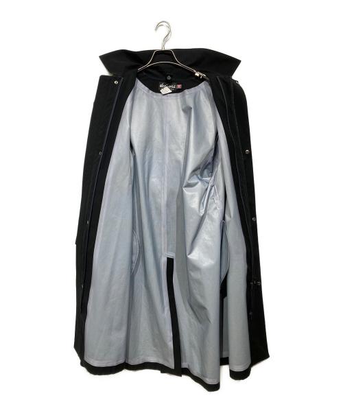 WILD THINGS（ワイルドシングス）WILD THINGS (ワイルドシングス) STYLE&EDIT 別注 バックギャザードベルトステンカラーコート ブラック サイズ:Mの古着・服飾アイテム