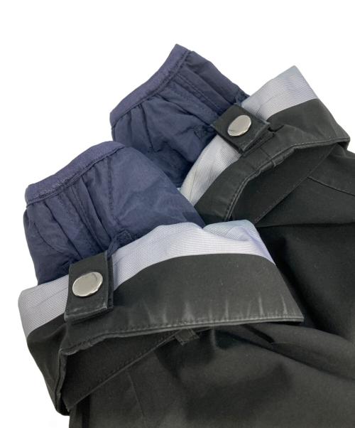 WILD THINGS（ワイルドシングス）WILD THINGS (ワイルドシングス) STYLE&EDIT 別注 バックギャザードベルトステンカラーコート ブラック サイズ:Mの古着・服飾アイテム